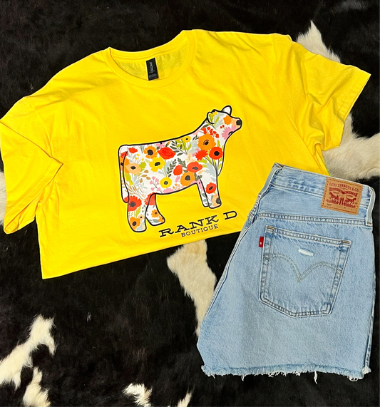 Floral Show Cow