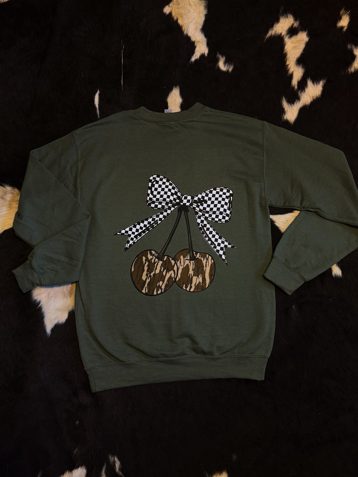 Camo Cherries Crewneck