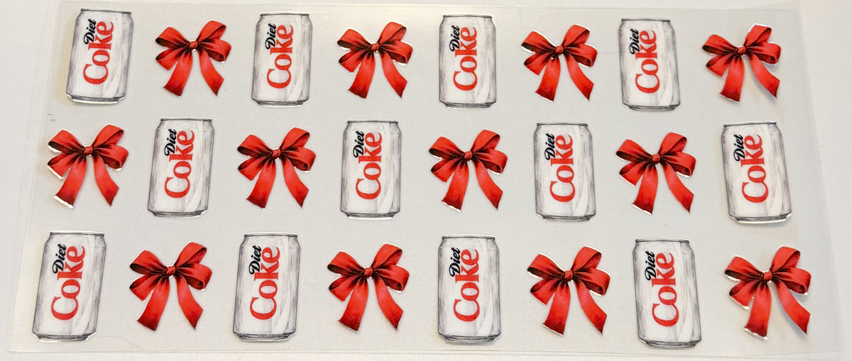 Diet Coke Red Bows