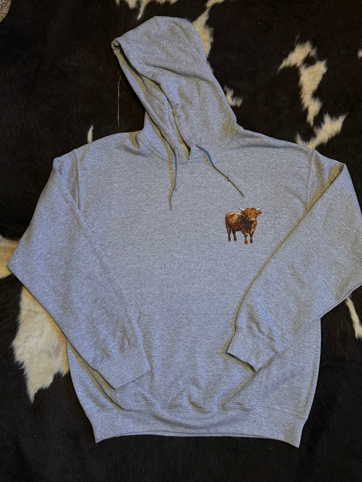 Faux Glitter Highland Hoodie