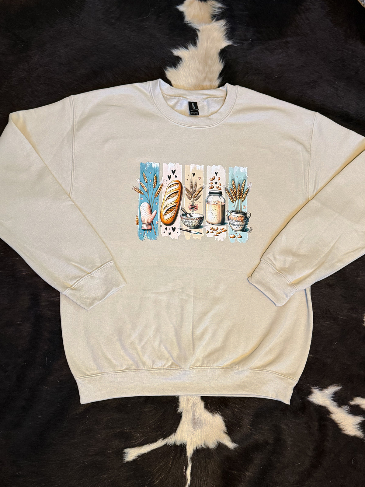 Flour Into Sourdough Crewneck
