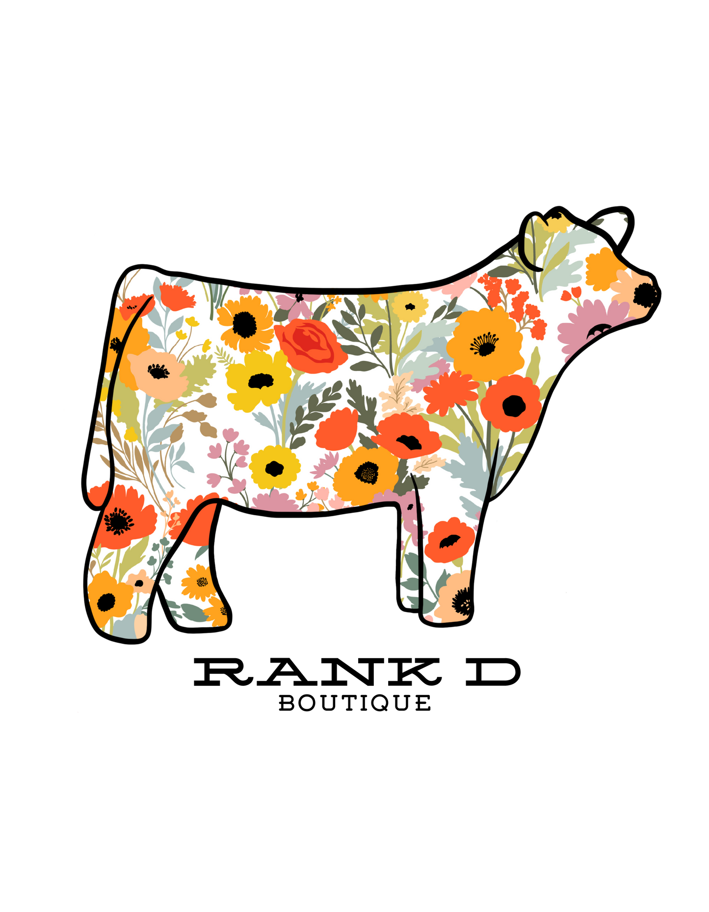 Floral Show Cow