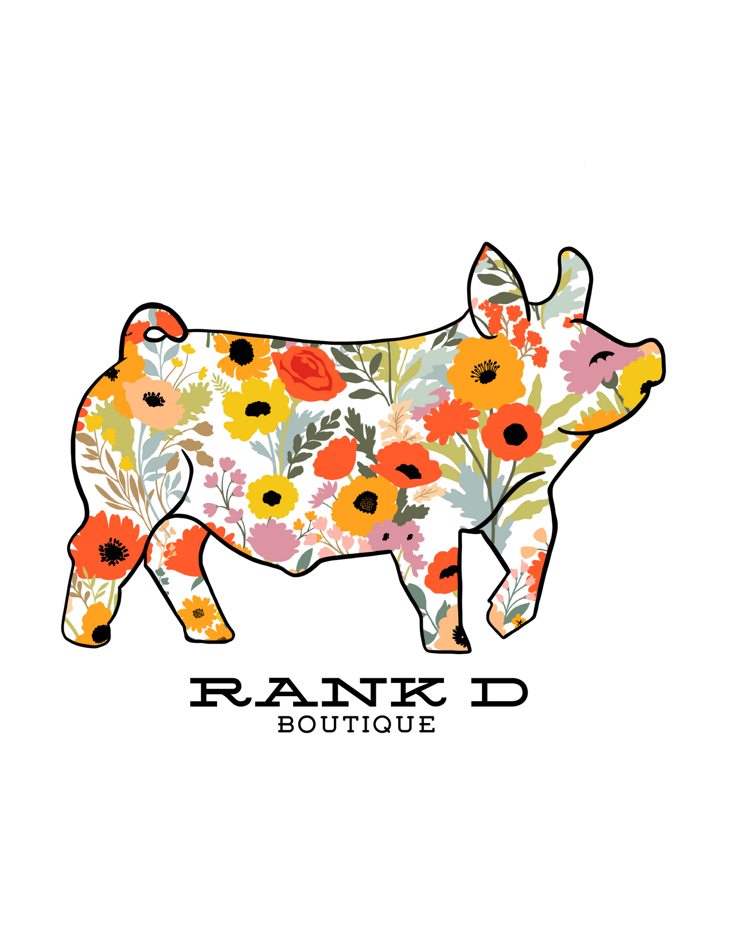 Floral Show Pig