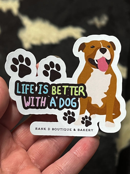 Pittie Love Sticker