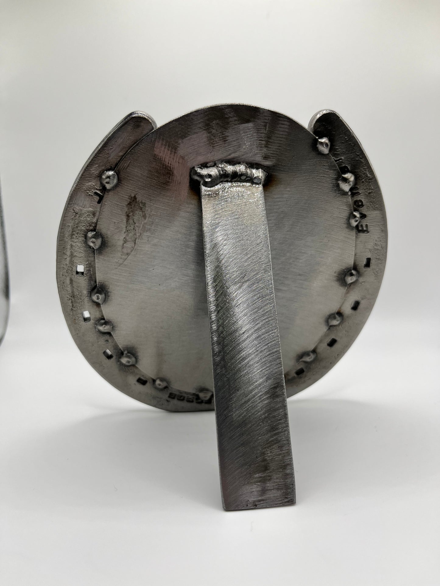Blued Horseshoe Picture Frame