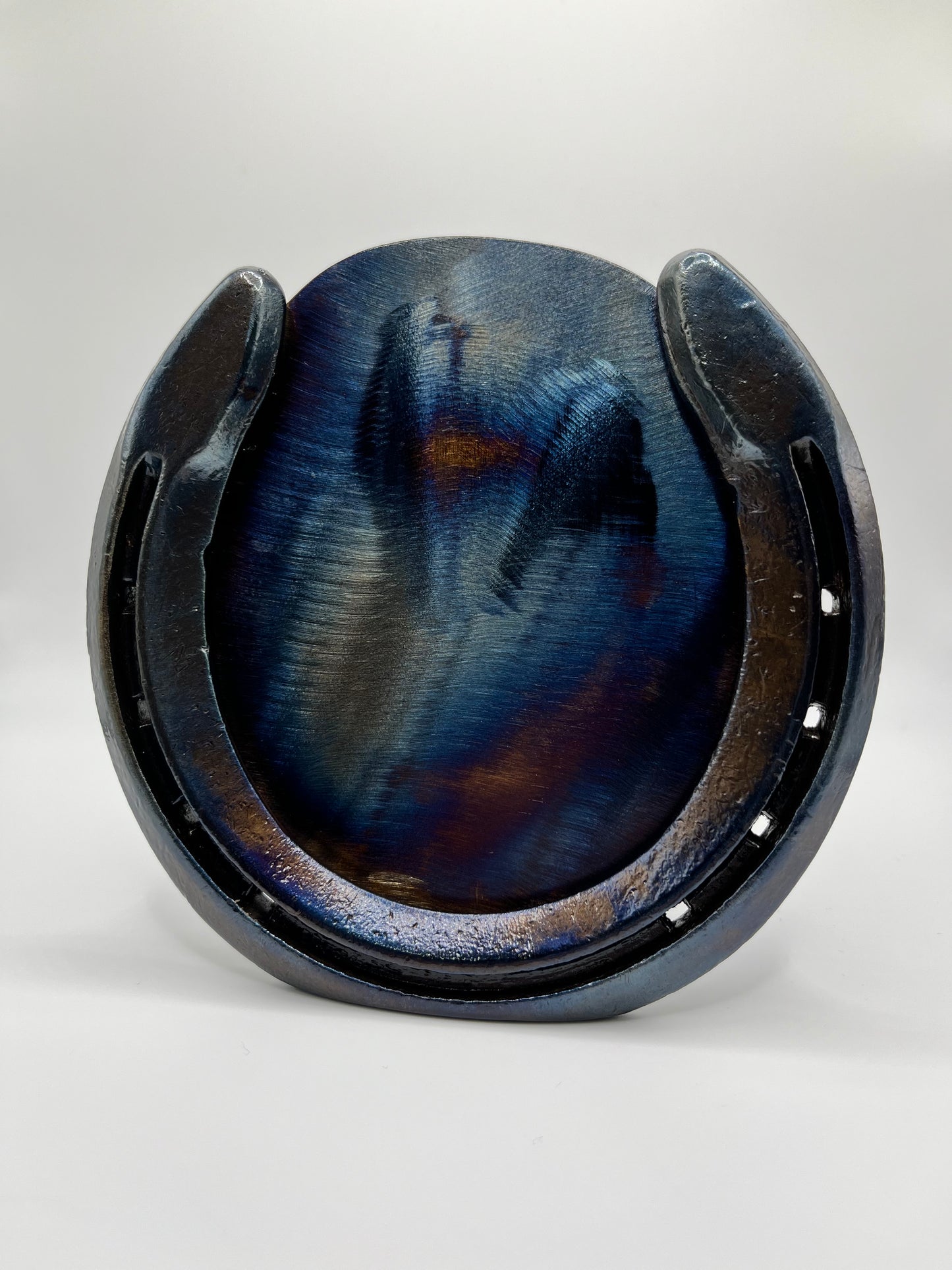 Blued Horseshoe Picture Frame