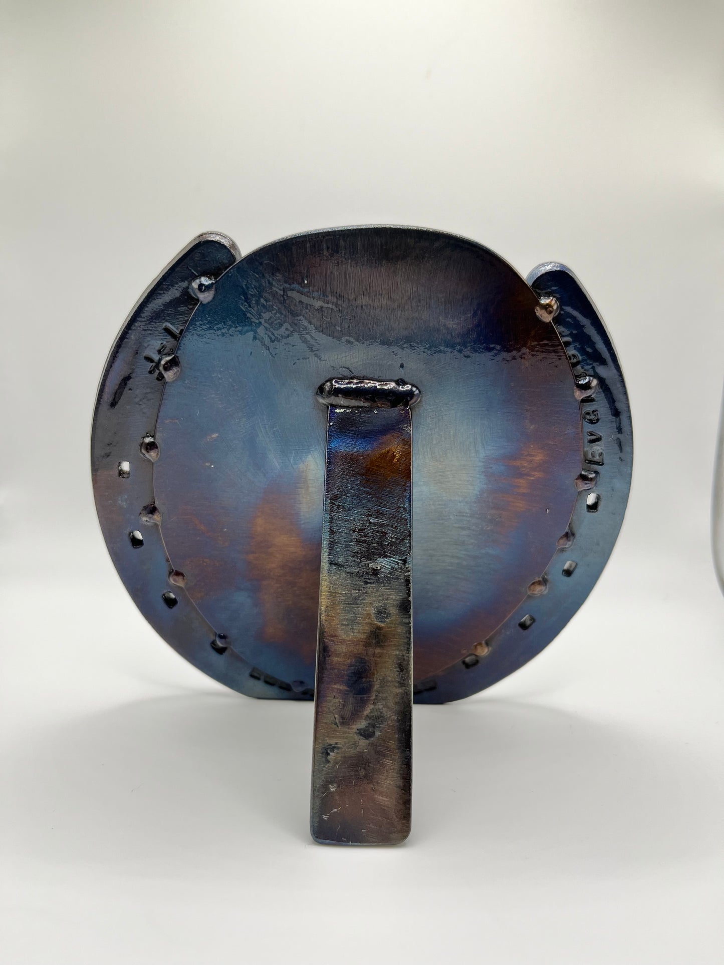 Blued Horseshoe Picture Frame