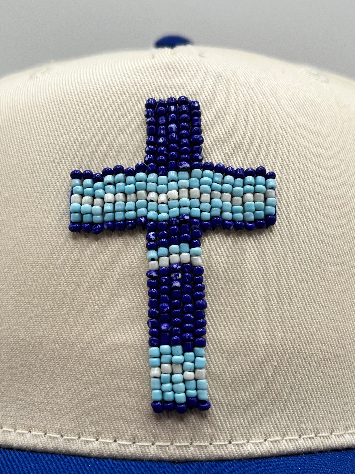 Beaded Cross Trucker Hat