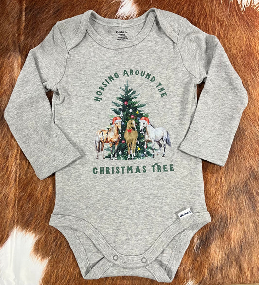 Horsing Around the Christmas Tree