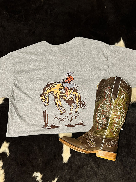 L Bucking Horse T-shirt