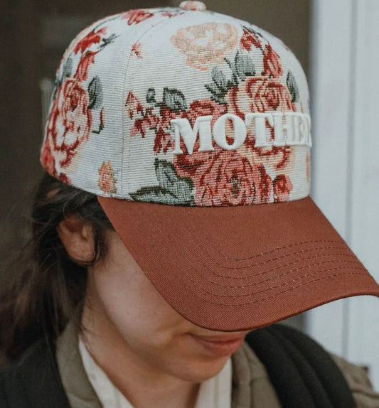 Floral Tapestry Mother Trucker Hat