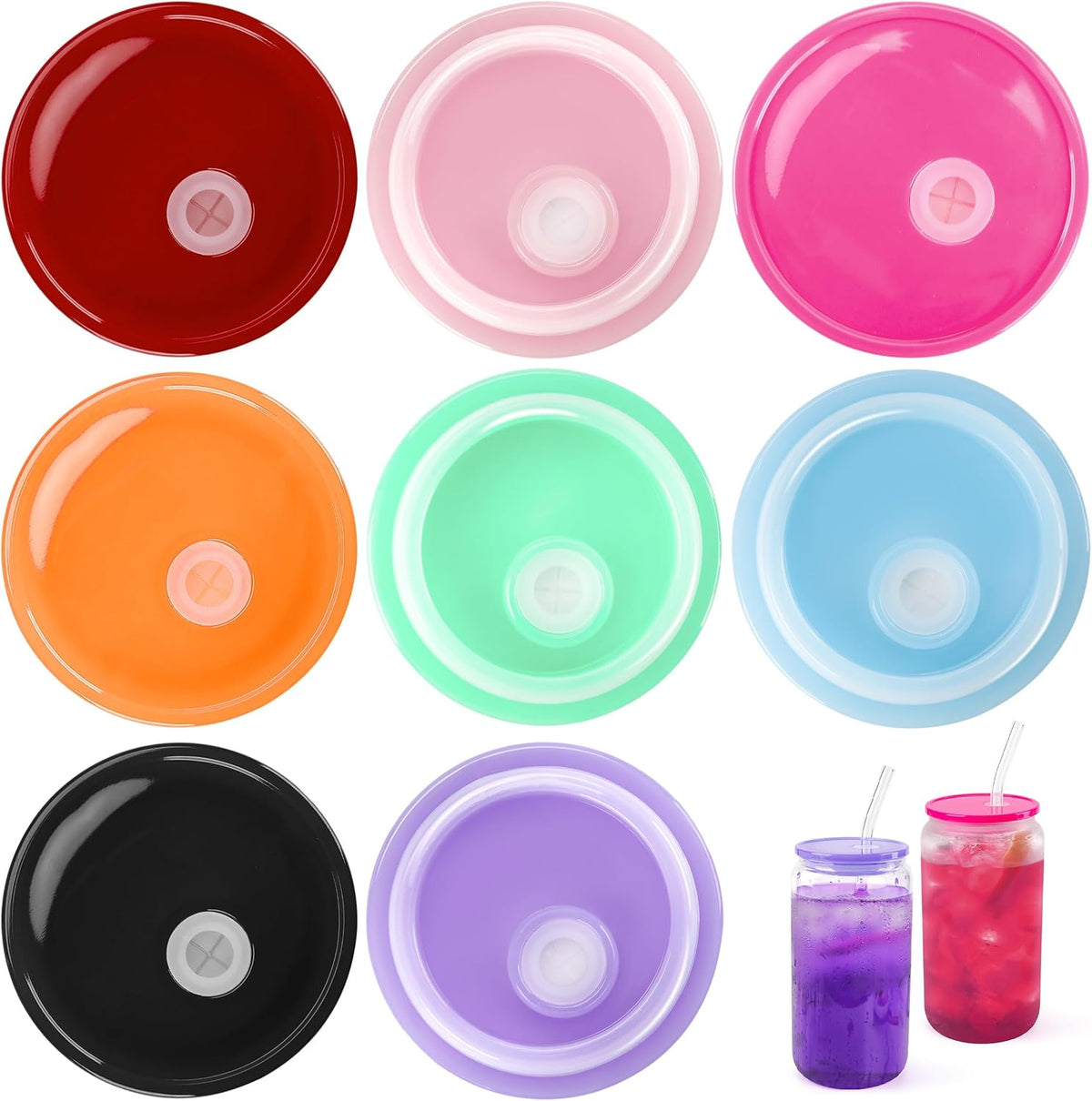 Colored Cup Lids