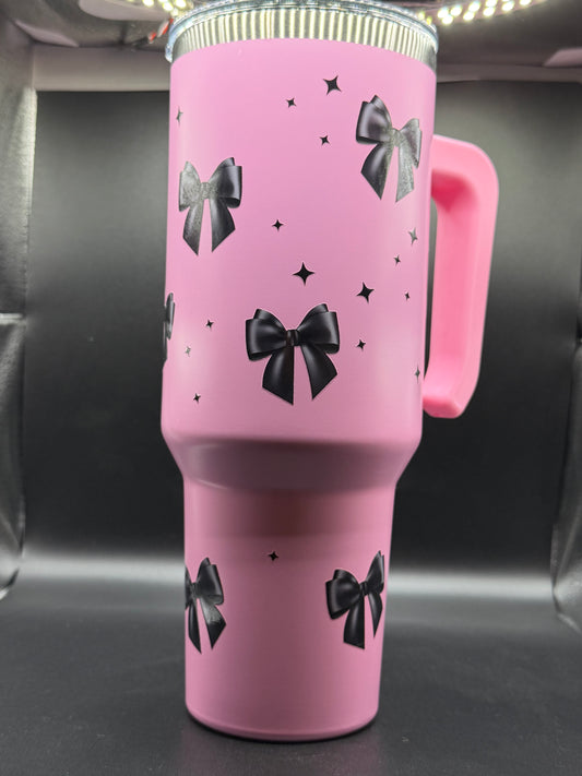 40 oz Black Bow