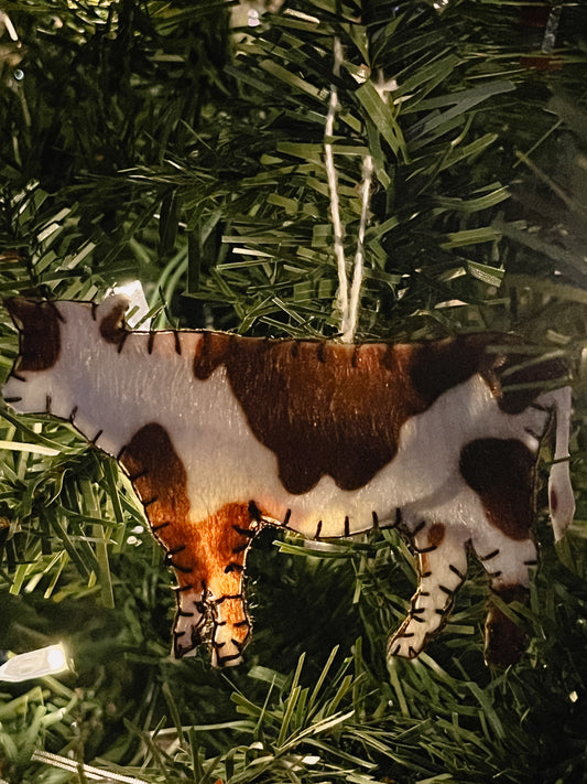 Guernsey Cow Ornament