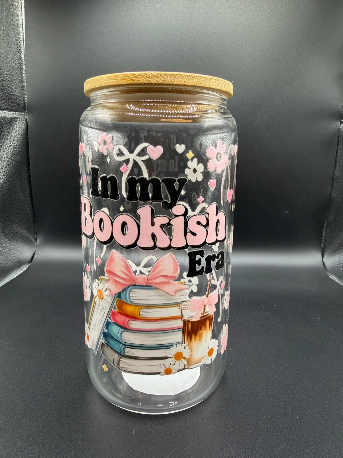 In My Bookish Era pink bows & flowers