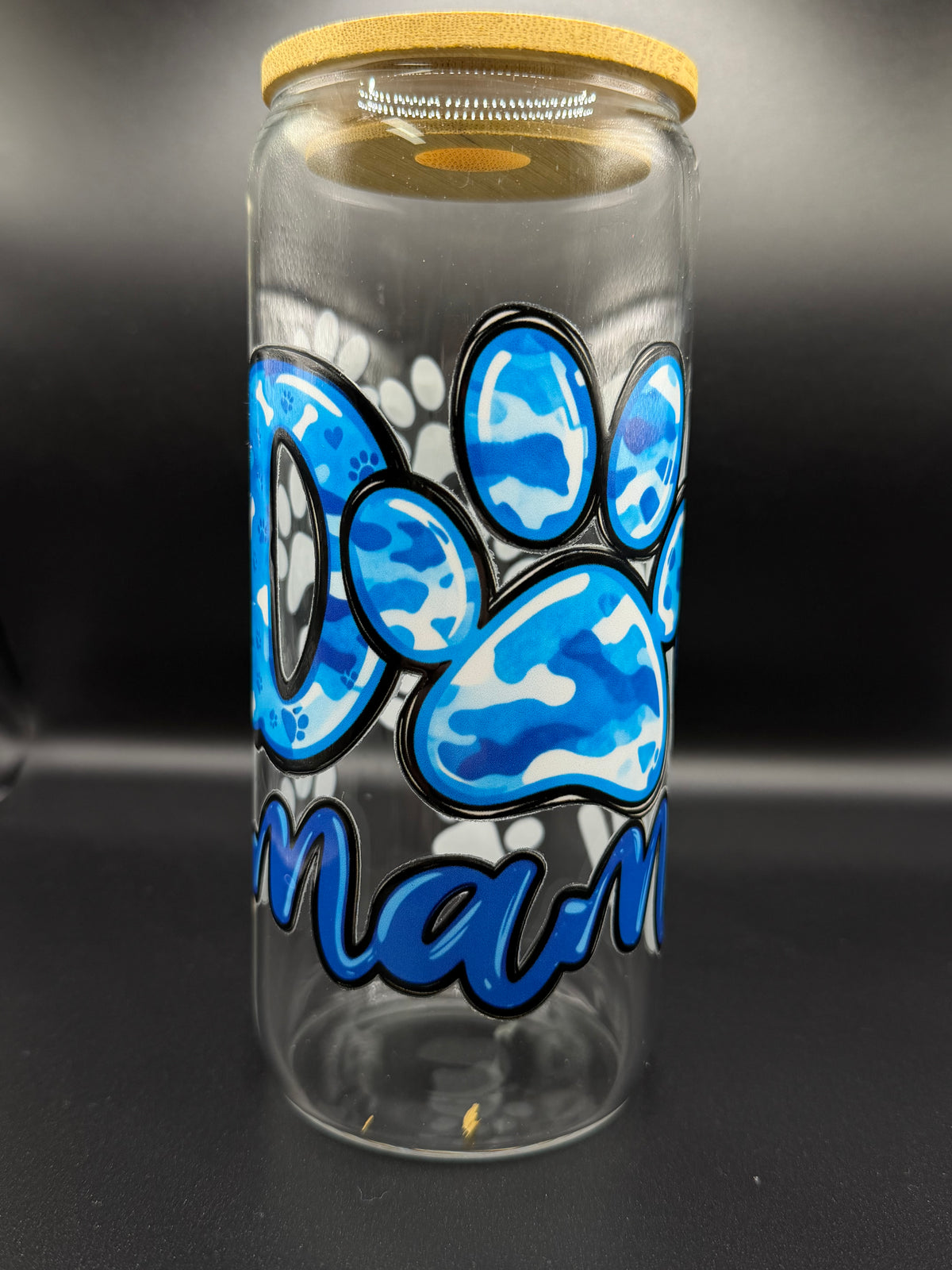 Blue Camo Dog Mama