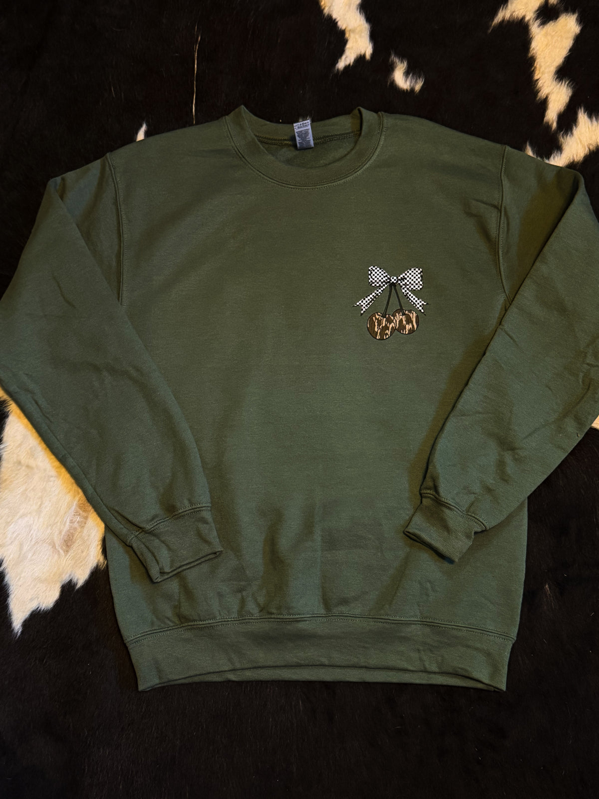Camo Cherries Crewneck