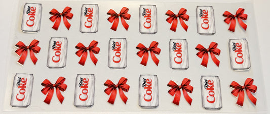 Diet Coke Red Bows