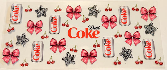 Cheetah Cherry Diet Coke