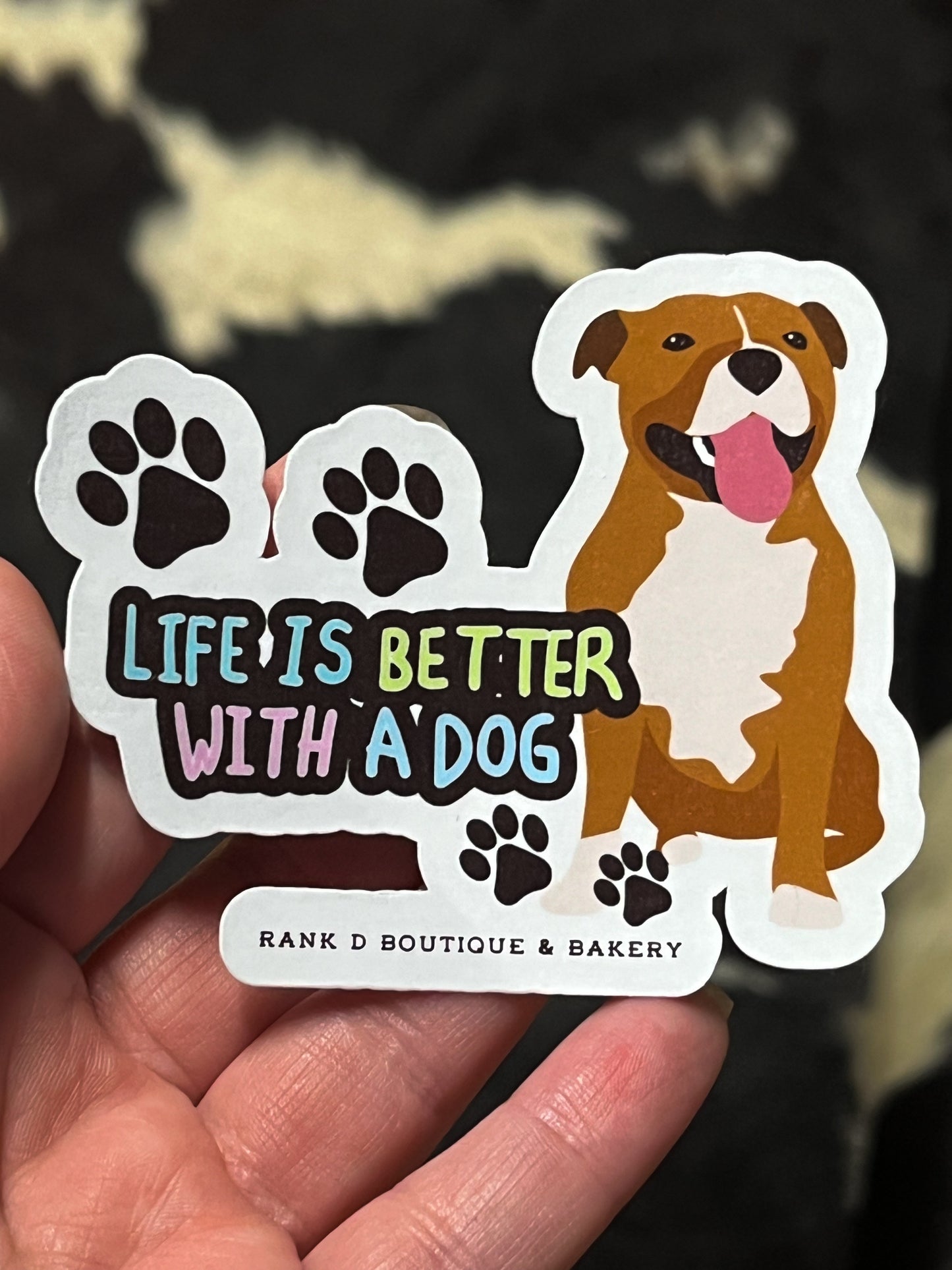 Pittie Love Sticker