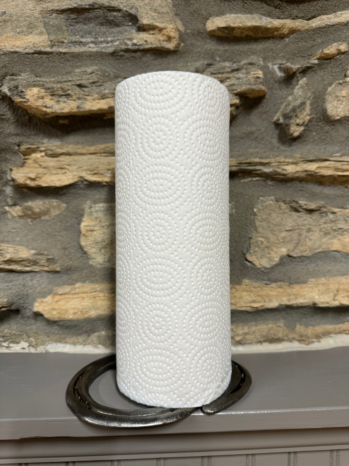 Horseshoe Paper Towel Holder