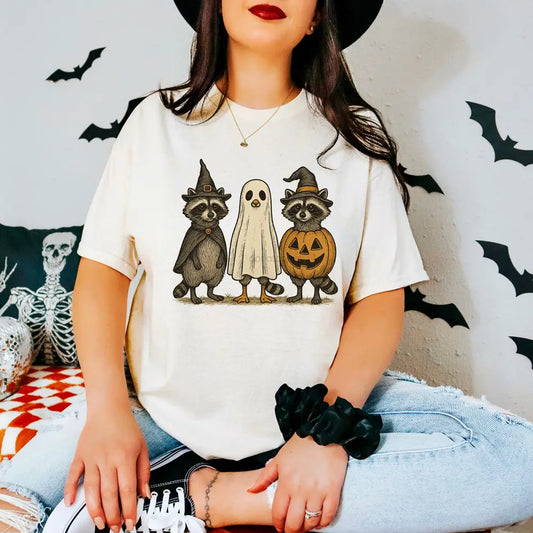 Halloween Raccoons